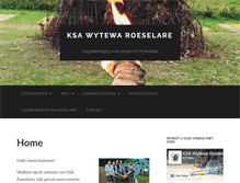 Tablet Screenshot of ksa-roeselare.be